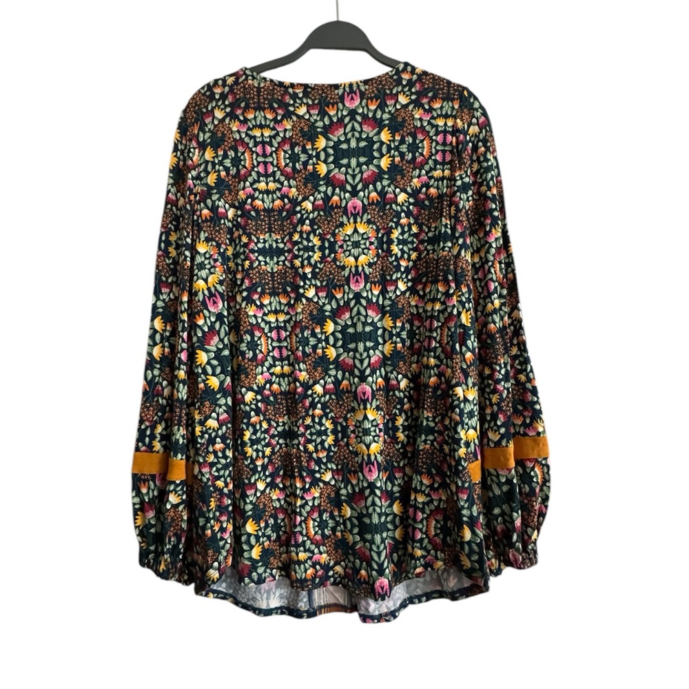 Matilda Jane Floral Design Long Sleeve Tunic Size S, p2p 20”,  L 30.5”, Slv 25” - Picture 6 of 6